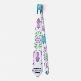 Gnome Mandala ontwerp Stropdas