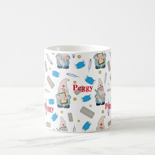 Gnome Medical Coffee Mok verpleegkundige Doctor (Center)