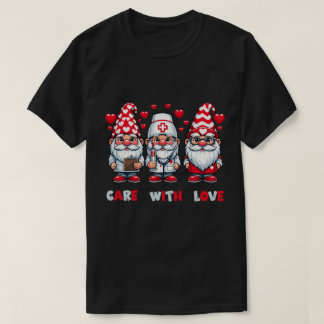 Gnome Medical Trio: Care with Love T-shirt