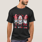 Gnome Medical Trio: Care with Love T-shirt (Voorkant)