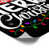 Gnome Merry Christmas Pajamas Matching Family Grou Poster (Hoek)