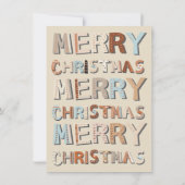 Gnome Merry Little Kerstparty Kaart (Achterkant)