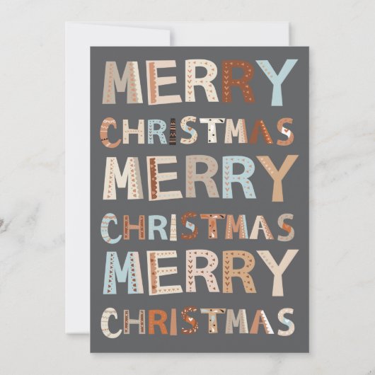 Gnome Merry Little Kerstparty nodiging Kaart (Achterkant)