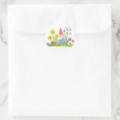 Gnome met Bloemen sticker (Tas)