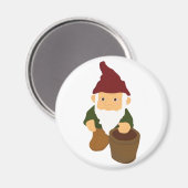 Gnome met emmer magneet (Voorkant / Achterkant)