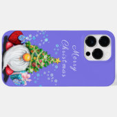 Gnome met Gift Kerst iPhone Case (Achterkant (horizontaal))