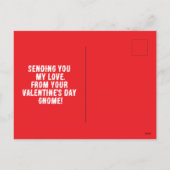 Gnome met hart Valentijn Briefkaart (Achterkant)