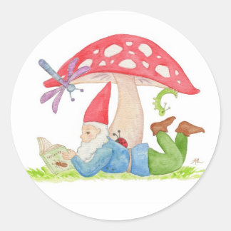 Gnome met Insecten sticker