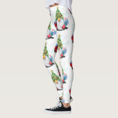 Gnome met kerstboom Pet en cadeau Leggings (Links)