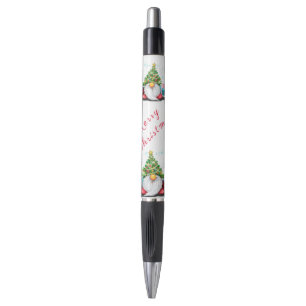 Gnome met kerstboom Pet en geschenkpen Pen
