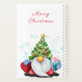 Gnome met Kerstboom Pet Planner (Achterkant)