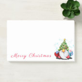 Gnome met kerstboom Pet Post it Notes Funny (Kantoor)