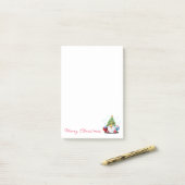 Gnome met Kerstboomhoed Post-it-notities Post-it® Notes (Op bureau)
