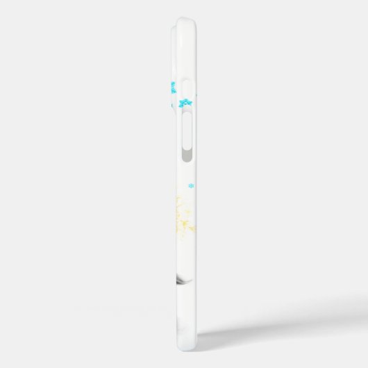 Gnome met Skateboard Kerst iPhone Case (Achterkant / Links)