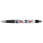 Gnome met skateboard kerstpen pen (Voorkant)