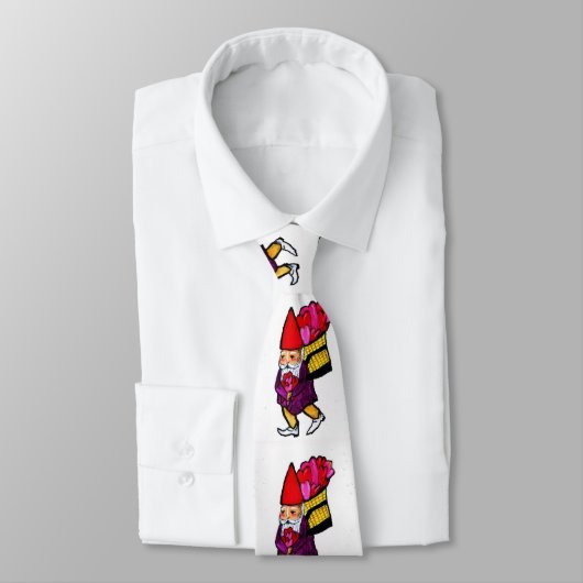 GNOME MET VALENTIJN HEARTS stropdas (Gebonden)