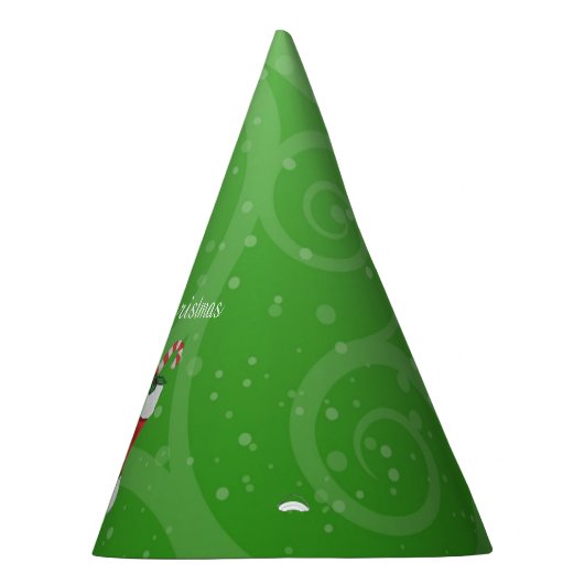 Gnome met witte baard in Kerstmis, groen stoppen Feesthoedjes (Rechts)