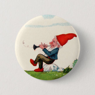 Gnome Muziek afspelen Ronde Button 5,7 Cm