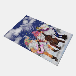 Gnome Muziek Kerst Deurmats Deurmat