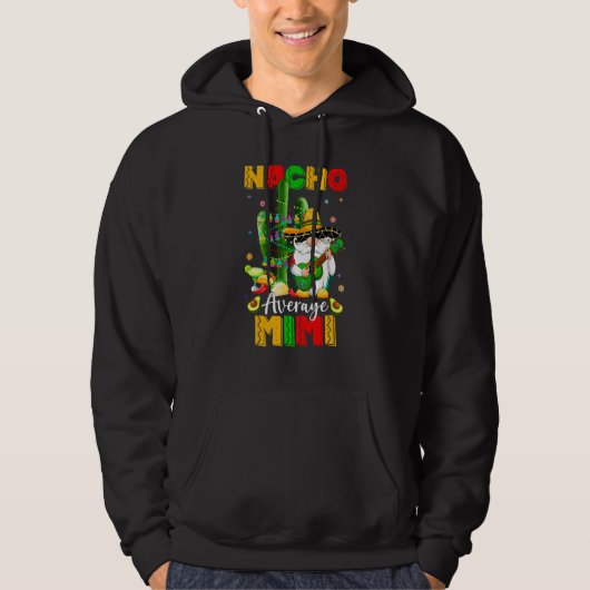 Gnome Nacho Gemiddelde Mimi Cinco de Mayo Mexican Hoodie (Voorkant)