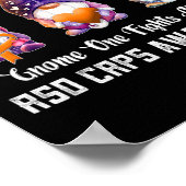 Gnome Niemand vecht RSD CRPS bewustzijn Alleen RSD Poster (Hoek)