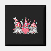 Gnome Nurse Scrub Valentine Rn Icu Er Valentines D Magneet (Voorkant)