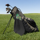 Gnome Nurses Saint Pattys Scrub Nurse St Patricks Golfhanddoek (Groen)