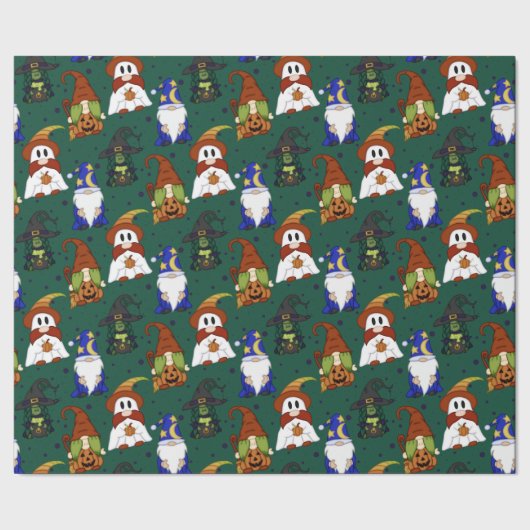 Gnome-o-Ween (Medium) Inpakpapier (Zoom)