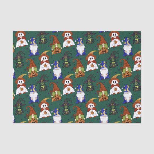 Gnome-o-Ween (Middel) Tissuepapier (Voorkant)