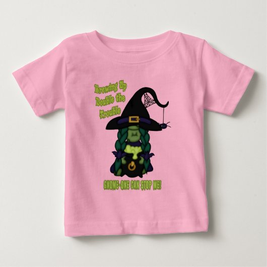 Gnome-O-Ween Spinnenheks Punt-Shirts (Voorkant)