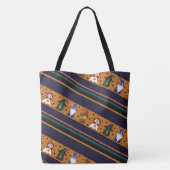 Gnome-O-Ween Strip (Medium) Tote Bag (Achterkant)