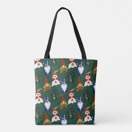 Gnome-O-Ween Tote Bag (Achterkant)