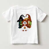 Gnome-O-Ween Witte Baard Tovenaar Pun T-shirts (Achterkant)