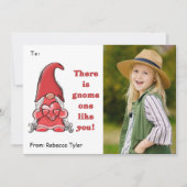 Gnome One als You Classroom Photo Valentijnsdag Feestdagenkaart (Voorkant)