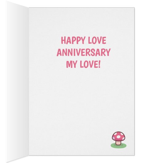 Gnome One Else But You Happy Anniversary Pun (Binnen (Rechts))