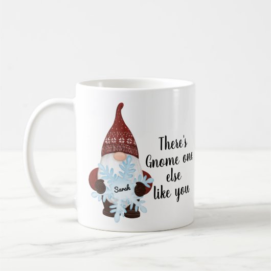 Gnome One Else, net als jij persoonlijke muil Koffiemok (Links)