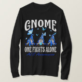 Gnome One Fight Alone ALS Bewustheid T-shirt (Design voorkant)