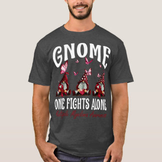 Gnome One Fight Alone Multiple Myeloma Bewustheid T-shirt