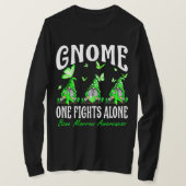 Gnome One Fights Alone Bone Marrow Awareness T-shirt (Design voorkant)