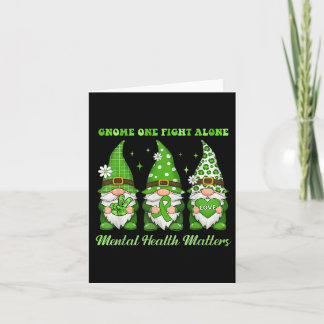 Gnome One Fights Alone Mental Health Awareness Gre Kaart
