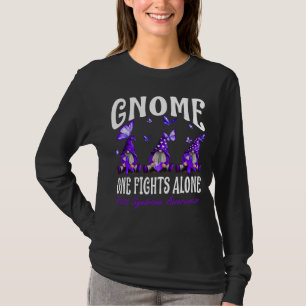 Gnome One Fights Alone Rett Syndrome Awareness T-shirt