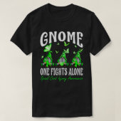 Gnome One Fights Alone Spinal Cord Letsels T-shirt (Design voorkant)