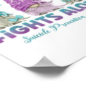 Gnome One Fights Alone Suicide Prevention Awarenes Poster (Hoek)