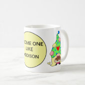 Gnome One like Jouw naam Cookies Pet Cake Heart Koffiemok (Voorkant rechts)