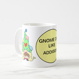 Gnome One like Jouw naam Cookies Pet Cake Heart Koffiemok