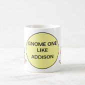 Gnome One like Jouw naam Cookies Pet Cake Heart Koffiemok (Center)