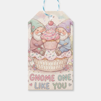 Gnome One Like You Schattige Gnomes Cupcake Ontwer Cadeaulabel