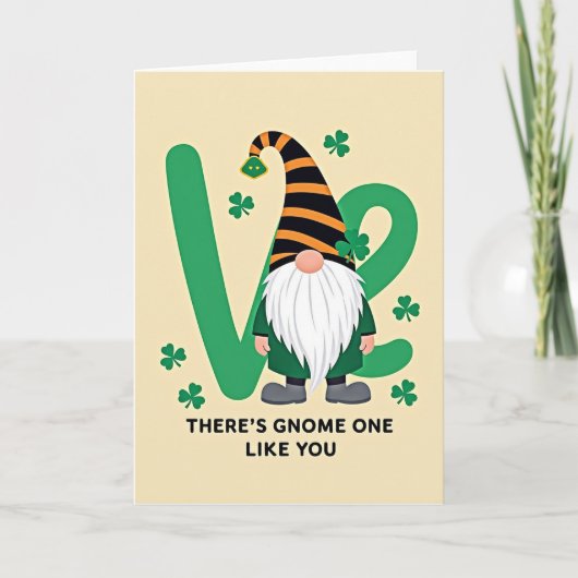 Gnome One Like You St Patricks Kaart (Voorkant)
