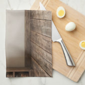 "Gnome One rommelt met Texas" Werkplaats Theedoek (Quarter Fold)