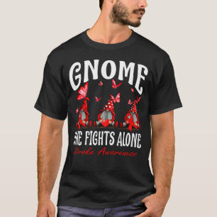 Gnome One vecht alleen al Stroke Awareness T-shirt